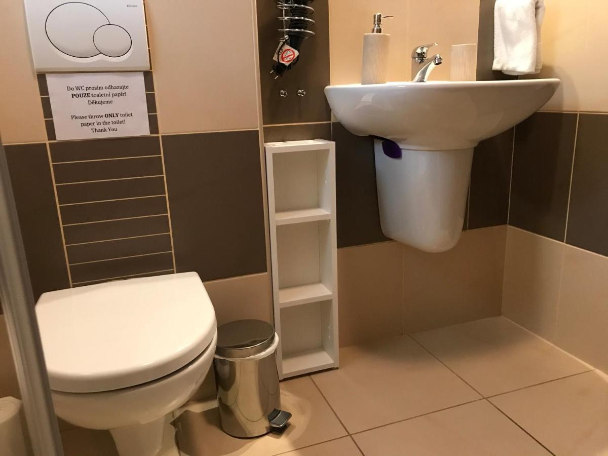 Prijemny Apartman Krovi V Rodinnem Domku Se Sdilenym Bazenem, Terasou A Zahradou Exterior photo